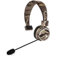 Blue Tiger Elite Premium Wireless Bluetooth Headset - Professional Truckers' Noise Cancellation Head Set with Microphone - Clear Sound, Long Battery Life, No Wires - 34 Hour Talk Time - Tree Camo