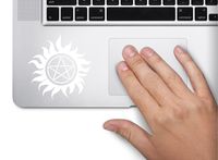 Supernatural Symbol Decal Funny Laptop Skin Macbook Trackpad Keypad Sticker Window