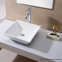 Decor Star CB-006 Bathroom Porcelain Ceramic Vessel Vanity Sink Art Basin