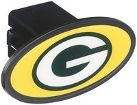 NFL Green Bay Packers Plastic Logo Hitch Cover, Class III