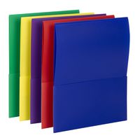 Smead Campus.org Poly Backpack File Folder, Letter Size, 1 Each, Color Will Vary (87844)