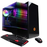 CyberpowerPC Gamer Master GMA1390A2 Gaming PC (AMD Ryzen 7 2700 3.2GHz, 8GB DDR4, NVIDIA GeForce GTX 1050 Ti 4GB, 480GB SSD, 802.11AC WiFi & Win 10 Home) Black