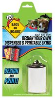 Bags on Board Design Your Own Dispenser with Printable Skins with 15 Refill Bags
