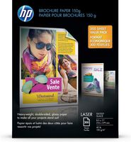 Hp Brochure 150G Laser Paper, Glossy 8.5. X 11, 300 Sheets