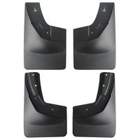 Amooca 2014-2018 Chevy Silverado 1500 and 2015-2018 2500 3500 Custom fit No Drill Mud Flaps Mud Guards Flare Splash Guards Kits Molded 4 Piece Set NOT for GMC Sierra