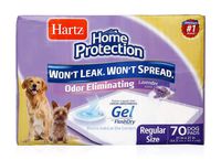 Hartz Home Protection Lavender Scented Odor Eliminating Gel Dog Pads - 70 Count