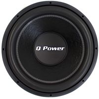 Q-POWER QPF12 12" 1700W Deluxe Series Dual Voice Coil Car Audio Power Subwoofer