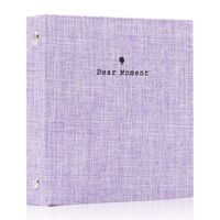 Ablus 100 Pockets Mini Photo Album - Fits for Fujifilm Instax Mini 9 Mini 8 Mini 90 Mini 25, Polaroid Snap PIC-300, Kodak Mini 3-Inch Film (Purple)