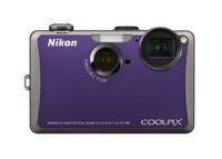Nikon Coolpix S1100pj 14 MP Digital Camera with 5x Wide Angle Optical Vibration Reduction (VR) Zoom and 3-Inch LCD and Built-in Projector (Violet)