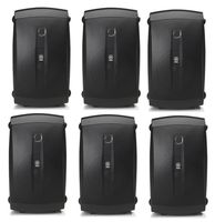 Yamaha High-Performance 130 Watt Natural Surround Sound 2-Way Indoor/Outdoor Weatherproof Home Theater Speakers (Set of 6)