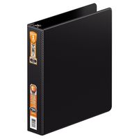 Wilson Jones Heavy Duty Round Ring Binder with Extra Durable Hinge, 1.5-Inch, Black (W364-34NB)