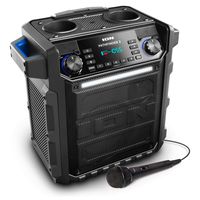 Ion Audio Pathfinder 2 High Power All-Weather Rechargeable Speaker  (Blue)(Renewed)