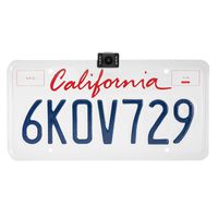 BOYO VTL17IR - Concealed License Plate Backup Camera with Night Vision and Guide Parking Lines (Black)