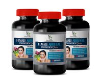 Female Vitamins for Health - Female Arousal Enhancement Pills - Premium Complex - Improves Performance - Korean Ginseng Supplement - 3 Bottles 180 Capsules