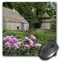 3D Rose"Cotswold Cottage Greenfield Michigan UsaUs23 Cmi0021Cindy Miller Hopkins" Matte Finish Mouse Pad - 8 x 8" - mp_144691_1