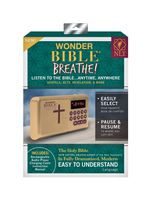 Wonder Bible Breathe- The Audio Bible Player That Speaks, New Living Translation, New Testament, As Seen on TV