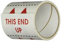 TapeCase"This End Up" Label - 50 per Pack (1 Pack)