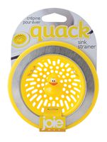 MSC International 11001 Joie Quack Kitchen Sink Strainer Basket, Stainless Steel and BPA-Free Plastic, Duck, Yellow