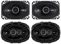 2 Kicker 43DSC4604 DSC460 4x6 Car Speakers+2 43DSC69304 DSC6930 6x9 Speakers