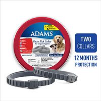 Adams Flea and Tick Collar for Dogs & Puppies 2 Pack