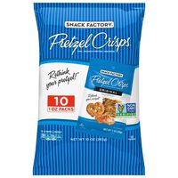 Snack Factory Pretzel Crisps Original Flavor, Snack Packs Individual Sized 1 Ounce, 10 Count