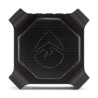 ECOXGEAR EcoEdge GDI-EXEDGE301 Rugged Waterproof Floating Portable Bluetooth Wireless 20 Watt Smart Speaker with Built-in Bottle Opener (Black)