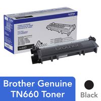 Brother Genuine High Yield Toner Cartridge, TN660, Replacement Black Toner, Page Yield Up To 2,600 Pages, Amazon Dash Replenishment Cartridge