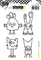 Carabelle Studio A6 Cling Stamp-The Egg Minis, White/Transparent