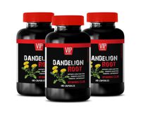 Cholesterol Essentials - Dandelion Root 520MG - Vitamins C & A - Supports Liver Health - Dandelion Vitamins - 3 Bottles (540 Capsules)