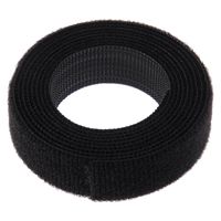 Panduit HLSP5S-X0 Tak-Ty Hook And Loop Cable Tie, UL Listed Strip Tie, Black, 50lbs Min Tensile Strength, 5.00" Max Bundle Diameter, 0.750" Width, 18.0" Length (Pack of 10)