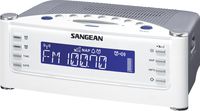 Sangean RCR-22 AM/FM Tuning Clock Radio (White) (Renewed)