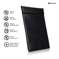 Silent Pocket XL Faraday Bag Cage Cell Phone Sleeve Pouch - Blocks All Wireless Signals