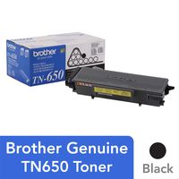 Brother TN-650 DCP-8070 8080 8085 HL-5340 5350 5370 5380 MFC-8370 8480 8680 8690 8880 8890 Toner Cartridge (Black) in Retail Packaging