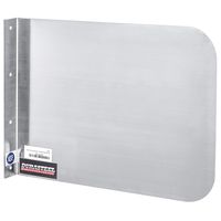 DuraSteel Stainless Steel Side Splash Guard - 17" x 12" Wall Mount - For Commercial Usage - Hand Sinks and Compartment Prep Sinks - Sink Basin Safe Guard/Splatter Guard/Cross Contamination Sink Guard