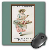 3dRose Floral Bookmark Cashmere Bouquet Perfume - Mouse Pad, 8 by 8" (mp_153611_1)