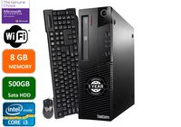 2018 Lenovo ThinkCentre M93P SFF Business Desktop Computer, Intel Dual-Core i3-4130 Processor up to 3.40 GHz, 8GB RAM, 500GB HDD, WiFi, Windows 10 Pro (Renewed)