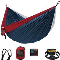 Wise Owl Outfitters Hammock Camping Double & Single with Tree Straps - USA Based Hammocks Brand Gear, Indoor Outdoor Backpacking Survival & Travel, Portable DOLib