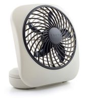 O2COOL 5" Portable Fan Battery Powered, 1 Unit, Grey