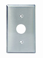 Leviton 84071-40 1-Gang Key Lock Power Switch Device Switch Wallplate, Standard Size, Spanner Screws and Tool, Device Mount, Stainless Steel