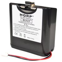 HQRP Battery Works with Sony NH-2000RDP XDR-DS12iP RDP-XF100iP RDP-V20IP Dock Radio, Audio Docking System NH2000RDP NH 2000RDP + HQRP Coaster