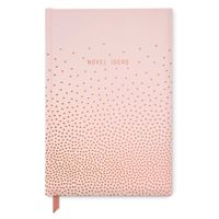 DesignWorks Ink Terrazzo Soft Touch Hard Cover Journal, Copper Dots- Novel Ideas