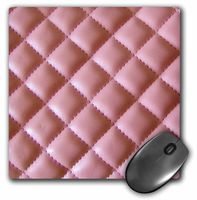 3dRose LLC 8 x 8 x 0.25 Inches Mouse Pad, Pink Leather Like (mp_29730_1)