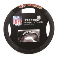 Fremont Die NFL San Francisco 49Ers Poly-Suede Steering Wheel Cover