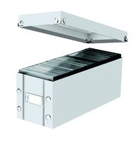 Snap-N-Store Standard CD Storage Box, 13.25" x 5.125" x 5.125", White (SNS03311)