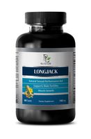 Testosterone Booster for Men Sex - LONGJACK 745MG - Premium Advanced Formula - Longjack - 1 Bottle (60 Capsules