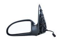 Dependable Direct Left Driver Side Textured Power Operated Non-Heated Non-Folding Door Mirror for USA Built Ford Focus (2000 2001 2002 2003 2004 2005 2006 2007) - Parts Link #: FO1320180