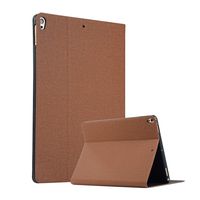 iPad Air 10.5 Inch 3rd Gen Case 2019/iPad Pro 10.5 Case,Slim Lightweight Silicone TPU and Premium PU Leather Smart Stand Protective Case Cover with Auto Sleep/Wake Function - #Brown