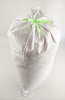 Sand Bags 14" x 26" Empty White Woven Polypropylene Sandbags Ties Included, 5 Pack