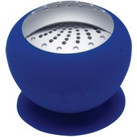Travigo Bluetooth Silicone Body Wireless Speaker w/Suction Cup for Mounting | Bluetooth Connectivity for Great Sounding Music - Blue