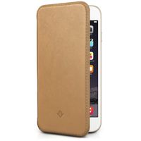 Twelve South SurfacePad for iPhone 6 Plus/6s Plus, Camel | Ultra-Slim Luxury Leather Cover + Display Stand